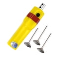 thumbnail image 2 of Siruishop Electric Billiards Cue Tip Shaper Tool Professional Yellow Automatic Grinder 3 Large Tips, 2 of 8