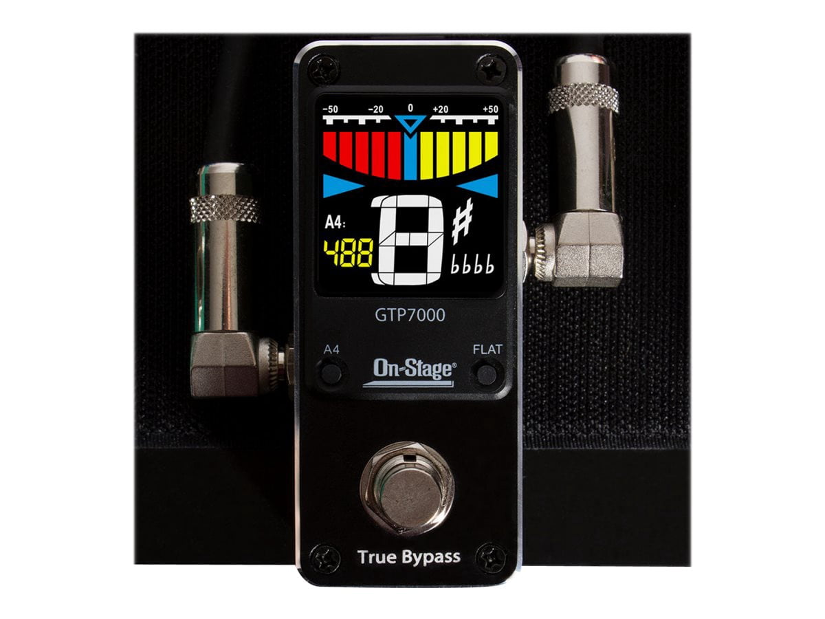 On-Stage GTP7000 Mini Pedal Tuner Black