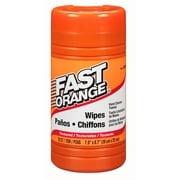 Fast Orange® Wipes Textured Hand Cleaner Towels 72 ct Canister