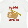 thumbnail image 4 of Inktastic My Mimi Loves Me Sloth Boys or Girls Toddler T-Shirt, 4 of 5