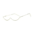 thumbnail image 1 of Gafas de Media Montura Fernando Gafas Falsas Sin Lentes Marco Dorado, 1 of 8