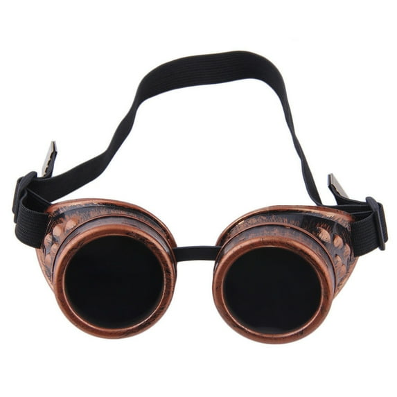 C.F.GOGGLE Steampunk Goggles Round Gothic Retro Sunglasses Victorian Role Playing Props