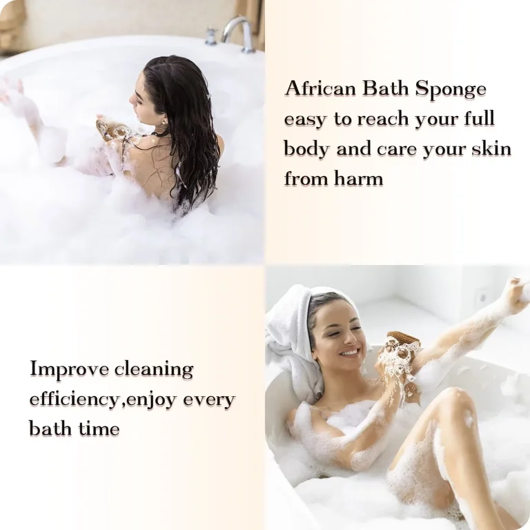 Dr.Pedi African Net Sponge Set, 3-Pack Body Scrubbers photo 5