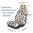 thumbnail image 3 of Balery Cute Butterfly Funda de Asiento para Auto con Diseño - Cubierta Frontal Suave y Transpirable con Protector Antideslizante- 1 Unidad, 3 of 5