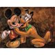 thumbnail image 1 of Cuadros Decorativos 5D bricolaje taladro redondo completo diamante pintura Mickey Mouse decoración del hogar arte artesanal Wdftyju de costura negro 4 estilos, 1 of 8