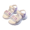 thumbnail image 5 of Staki Girls Reef Sandals Girls Sandals With Double Strap And Buckle - Lightweight Toddler Sandals - Cushioned Footbed Sandal(Purple,12 Little Kid), 5 of 9