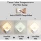 thumbnail image 3 of 12w led wall light white square design three modes ra≥85 bedroom living room, 3 of 4