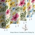 thumbnail image 6 of Dinosaur and Stone Beige Pattern Modern Waterproof Shower Curtain Set with 12 Hooks, Washable Decorative Bathroom Shower Curtain, 6 of 6