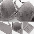 thumbnail image 4 of MVRLSH Jelly Bras For Women Womens Bcdef Cup Lace Bra Plus Size Full Coverage Everyday Wear Gray 36-115 Bcdef, 4 of 6