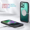 thumbnail image 3 of Compatible with Redmi Note 12 5G Case for Women Men, Shockproof Xiaomi Redmi Note 12 5G Protective Case Clear Phone Case Support Wireless Charging Cases (Black), 3 of 14