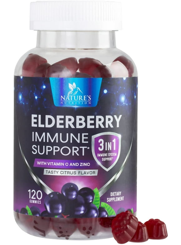 Elderberry Gummies in Immune Support - Walmart.com