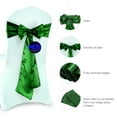 thumbnail image 6 of MDS Pack of 50 Satin Chair Sashes Bow Sash for Wedding and Events Decor -Green, 6 of 6