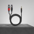 thumbnail image 3 of Flexible 3.5mm to 3Pin Female Cable Auditory Connectors PVC Shell, 3 of 17