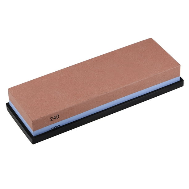 DoubleSided Whetstone Knives Sharpener Sharpening Stone 240/800 Grit for Scissors Razors