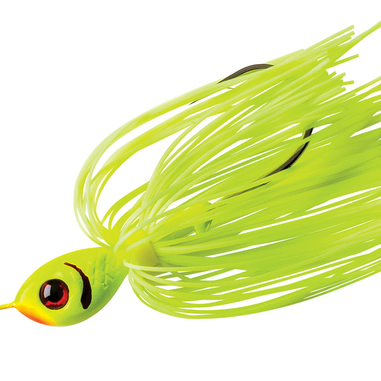BOOYAH Blade Tandem Spinnerbait Chartreuse 3/8 oz. 