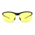 thumbnail image 4 of Mens ANSI Z87.1 Wrap Half Rim Safety Bifocal Reading Glasses Sunglasses [Yellow Lens, +1.5], 4 of 4