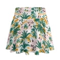 thumbnail image 7 of SEANATIVE Tennis Skirts for Women Workout Casual Skort with Built-in Shorts & 2 Pockets Breathable Stretchy Fabric Golf Pickleball Running Wear, 2XL, Palm Tree Leopard Print Pink Green, 7 of 7