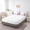 thumbnail image 4 of YST 7 Piece Bed in a Bag Queen Size Comforter Set Kids Unicorn Bedding Set,Girls Rainbow Unicorn Reversible Design Bed Set,Cartoon Unicorn Comforter with Sheet Set,All Season, 4 of 5