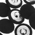 thumbnail image 3 of ETHZZLE 20Pcs Black Fabric Round Buttons for Customizing Jackets Sweaters and Formal Shirts, 3 of 7