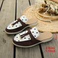 thumbnail image 6 of SuTry Women's Polka Dot Mules Slip On Color Block Round Toe Platform Adjustable Strap Comfortable Casual Walking Half Shoes(39), 6 of 9