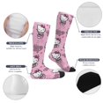 thumbnail image 3 of Hello Kitty Compression Socks For Women And Men Support Knee High Socks For Running Hiking Athletic Nursing, 3 of 7