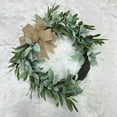 thumbnail image 4 of BKER Summer Berry Wreath Festival Rattan Door Hanging Leaf Rattan Decorative Pendant, 4 of 5