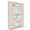 thumbnail image 2 of The Stupell Home Decor Collection First Coffee Then Things Wall Art, 2 of 5