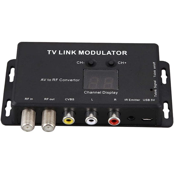 CIYISON TM70 Audio Video Converter Receiver Home Electronic AV to RF TV Link Modulator
