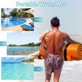 thumbnail image 6 of Resenkos Outroad Floating Water Pad Mat, Floating Island Pad,3-layer Tear-resistant Relaxing Foam Floating Pad-Orange, 6 of 12