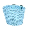 thumbnail image 1 of C Kids Front Handlebar Bike Basket Detachable With Hand Woven Design For Bicycle Storage Snack Holder Durable Plastic Material And Easy Installation, 1 of 8