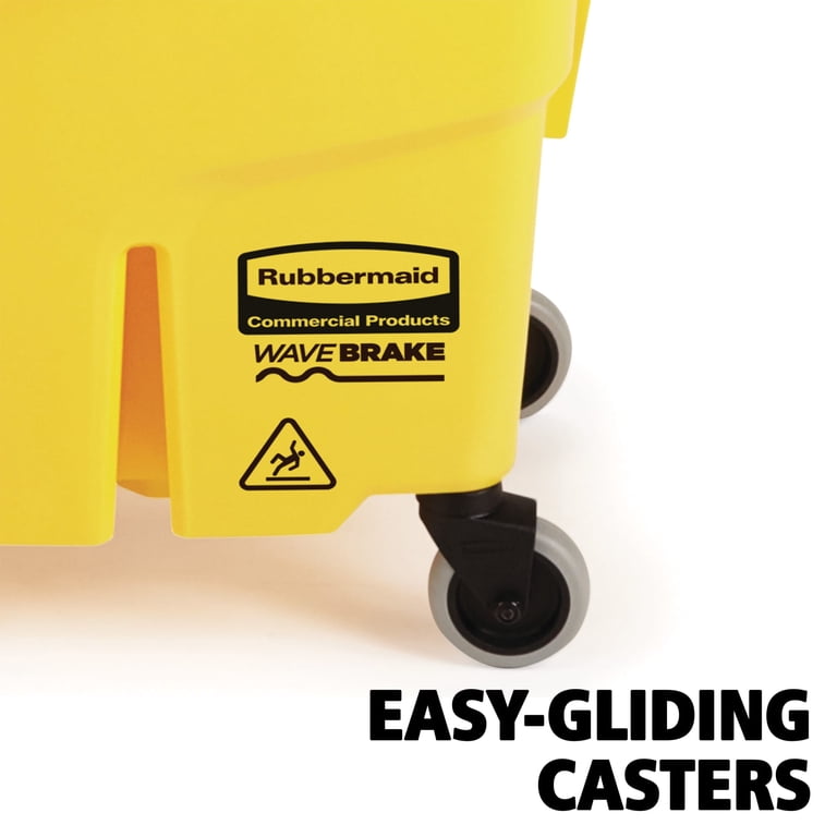 Rubbermaid 26-Quart WaveBrake Mop Bucket and Wringer photo 4