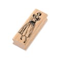 thumbnail image 2 of Sello De Lacre Sello de madera retro Sello de sello cómodo Impresión de decoración rectangular Hugtrwg Libre de BPA, 2 of 2