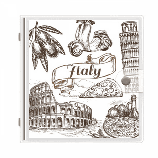 Italy Landscape The Leaning Tower of Pisa Photo Album Wallet Wedding Family  4x6 