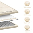 thumbnail image 4 of Teler Baby Play Mat for Floor, 1.3" Thick Foam 50"×50" Playmat, Ultra-Soft Plush Feel & Non-Slip Backing Safe for Infants, Toddlers Crawling, Beige, 4 of 9
