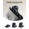 thumbnail image 2 of 3-in-1 Foldable Wireless Charger for Samsung S25 Ultra/S25/S24/S23/S22/Z Flip, for Galaxy Watch 8/7/Ultra/6/5 & Earbuds, Horizontal Charging Only, SwanScout 713S (No Adapter), 2 of 8