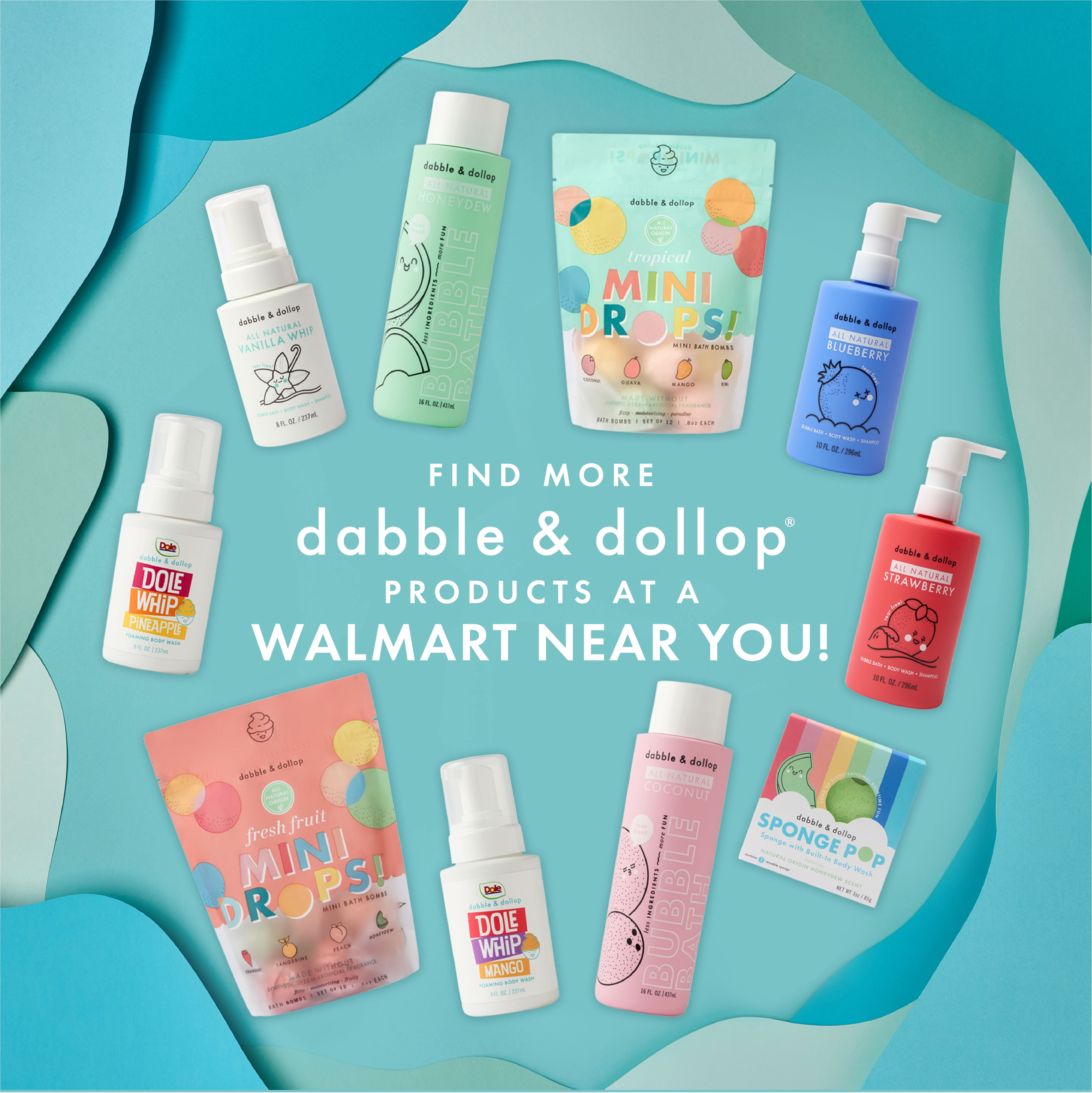 Dabble & Dollop Bubble Bath - Coconut - 16 fl oz