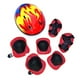 thumbnail image 1 of Equipo De Protección Densidad Espuma Casco Ajustable Equilibrio Rodilla Codo Muñequeras Shell Resistencia Al Impacto Para Patines De Bicicleta N. ° 2 7 Unids/Set Yuarrent OD016486-01, 1 of 6
