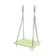 thumbnail image 2 of Accesorios colgantes para mascotas de hámster Decoración estable Hamaca Hamaca Ejercicio Molar Molar Postón colgante para pinzones Páreos para pájaros Verde, 2 of 8