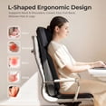thumbnail image 6 of HOMEMASSA Shiatsu Back Massager with Heat,Deep Tissue Kneading Massage Seat Cushion Electric Chair Pad,Father's Day Gifts - Black, 6 of 12