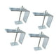 thumbnail image 1 of Pack de 4 grapas de fijación bajo encimera para piscinas de piedra, anticaídas para bordes gruesos superiores a 2,36 pulgadas, accesorios multiusos, 1 of 9