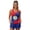 Belize Flag, variant on Breathable Ladies Two Piece Swimsuit, Deer Camouflage Pattern Heavy Duty Sewing Casual Women's Athletic Tank Top Shorts Set