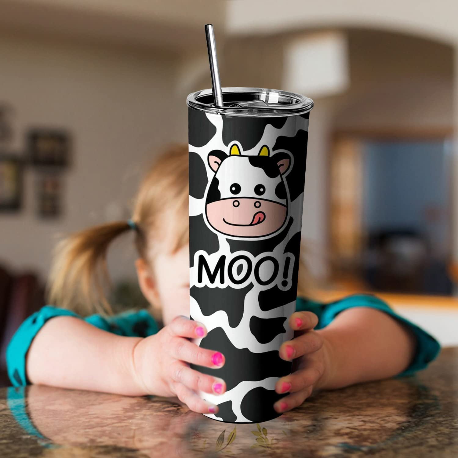 Strawberry Cow Tumbler With Lid and Straw Stainless Steel 20oz Pink Cow  Print Skinny Tumbler Insulated Cow Print Cups Strawberry Cow Coffee Mug  Water Bottle Cow Print Tumbler Gifts for Women 