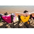 thumbnail image 7 of Kijaro Sling Chair Foldable Camping Chairs with Carry Bag, Hallett Peak Gray, 7 of 7