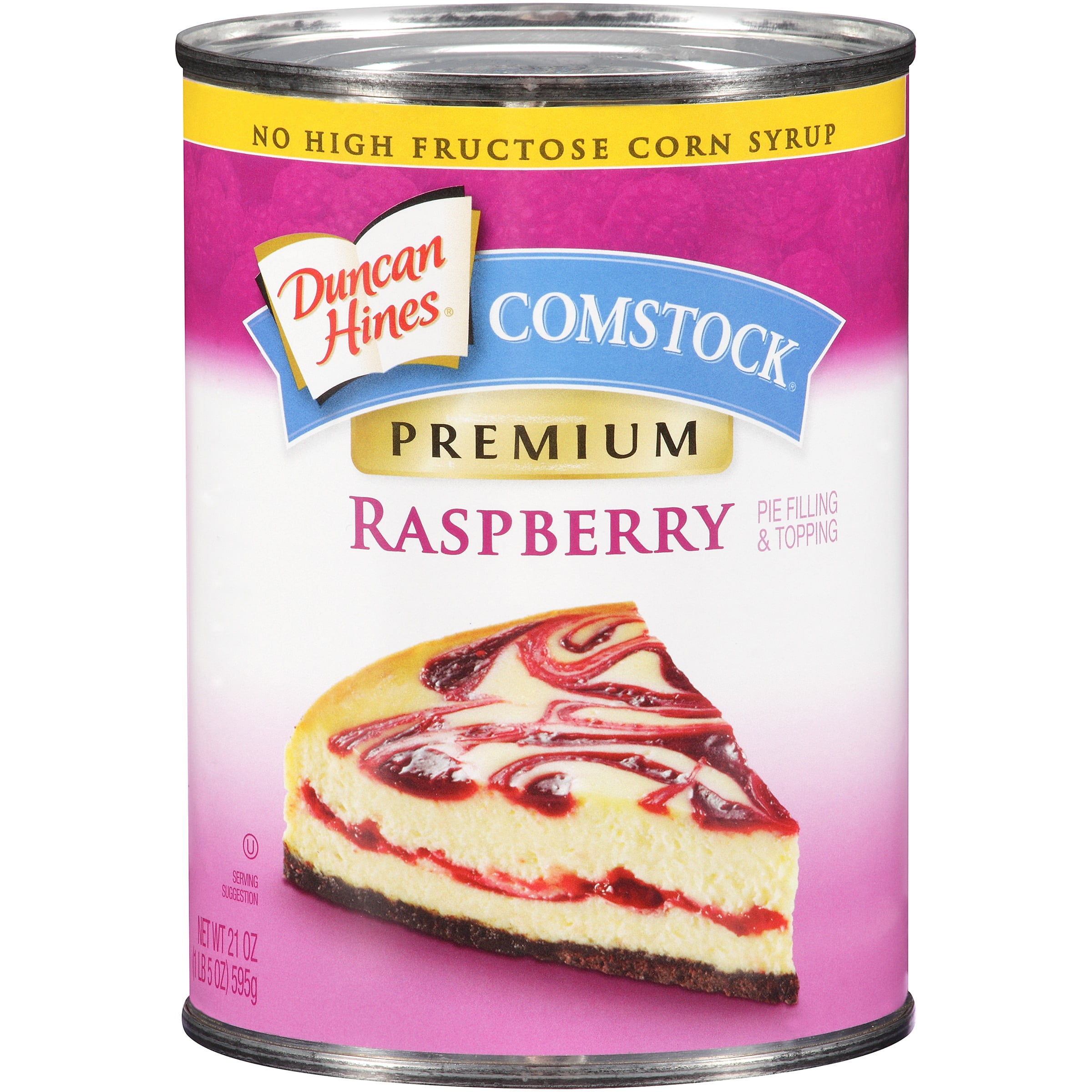 Comstock Premium Raspberry Pie Filling Or Topping, 21 oz by Pinnacle Foods Group LLC