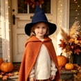 thumbnail image 2 of Lispipm Witch Hat for Kids Halloween Wide Brims Foldable Cap Boys and Girls Festival Kintted Wizard Hats, 2 of 6