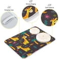 thumbnail image 4 of SKYSONIC Dish Drying Mat for Kitchen Counter African Giraffe Eco Friendly Drying Mat - Easy to Clean Heat Resistant Dish Mat - 16x18, 4 of 6
