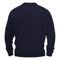 thumbnail image 6 of Sweatshirts for Men 2026 Fall Winter Long Sleeve Plain V Neck Jacquard Knitted Sweatshirt Mens Pullover Top, 6 of 7