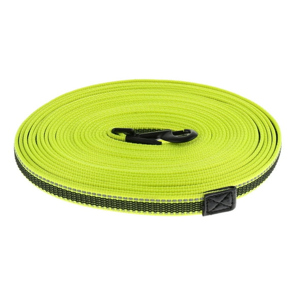 Correa de Cuerda de Perro de Seguimiento de Entrenamiento de Nailon Fuerte Extra Largo de 10 M Sunnimix Cuerda de tracción para correa de perro