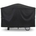 thumbnail image 1 of Grill Cover Compatible with Weber Q2000 Q300 Q3000 Q3200 Series with Cart, Compared to Weber 7112, Heavy Duty Waterproof Full Length BBQ Grill Cover 57 Inch, All Weather Protection, Black, 1 of 7