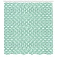 thumbnail image 3 of Ambesonne Floral Shower Curtain, Clover Celtic, 69"Wx70"L, Turquoise White, 3 of 3